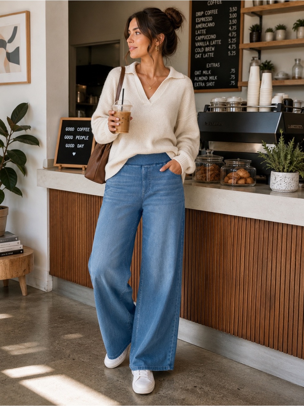 Wide Leg Jeans XL Petite